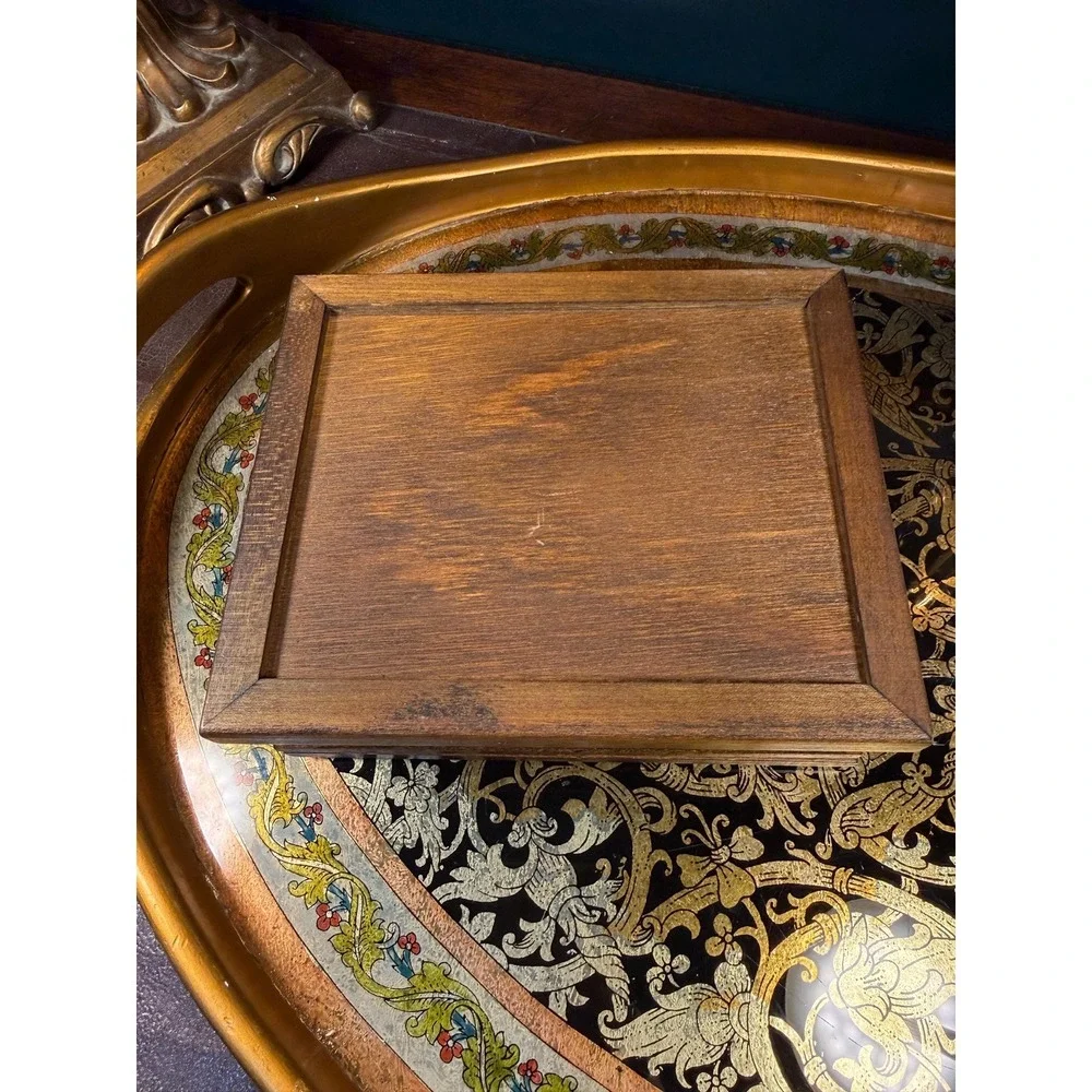 Vintage J.J. Cash Embroidered Goose Wood Keepsake Box‎